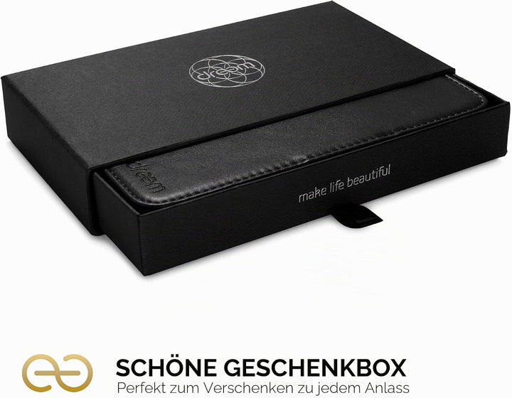 Dreem Fibonacci iPhone 14 Pro Max Brieftaschen-Etui / 2-in-1 stossfestes Etui und abnehmbares Folio