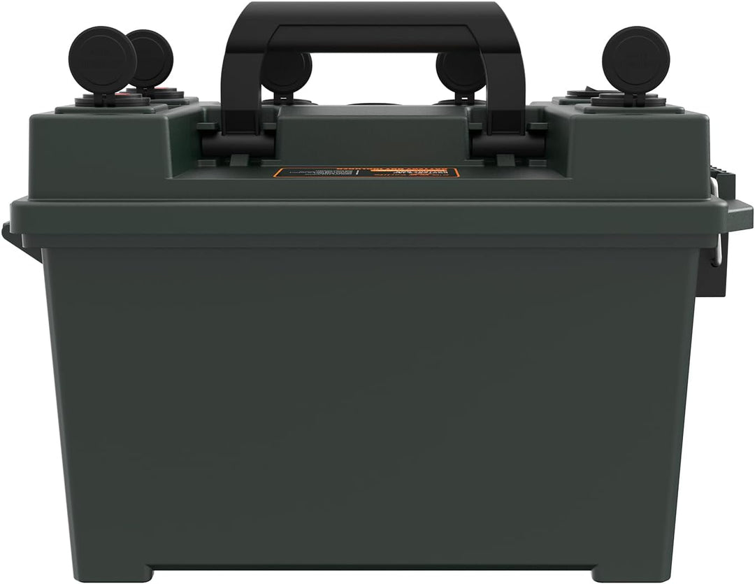 Batteriebox für 30Ah/20Ah/10Ah Akku, wasserdichte Batteriebox mit Anderson-Stecker und Dual QC3.0, 1
