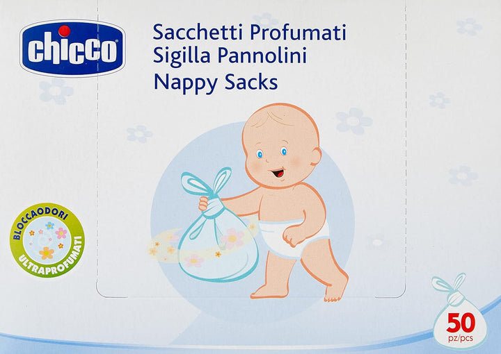 Chicco Pafümierte Tüten für unterwegs, 50 Stück