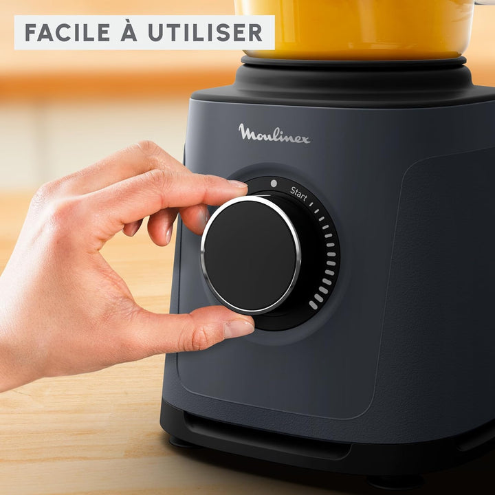 Moulinex PerfectMix Essential, Hochleistungsmixer, 1200 W, Powelix-Klingen-Technologie, leicht zu re
