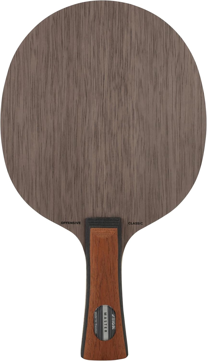 Stiga Unisex – Erwachsene Offensive Classic Table Tennis Blade Master Konkav Wood, Master Konkav Woo