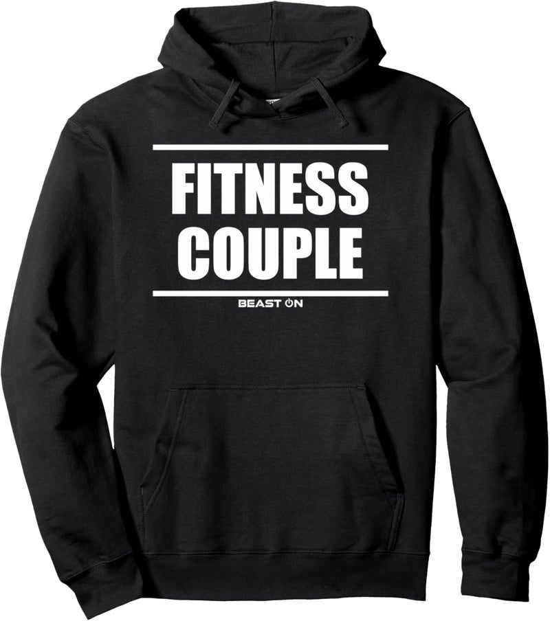 Fitness Couple Bodybuilding Gains Gainz Gym Training Workout Pullover Hoodie