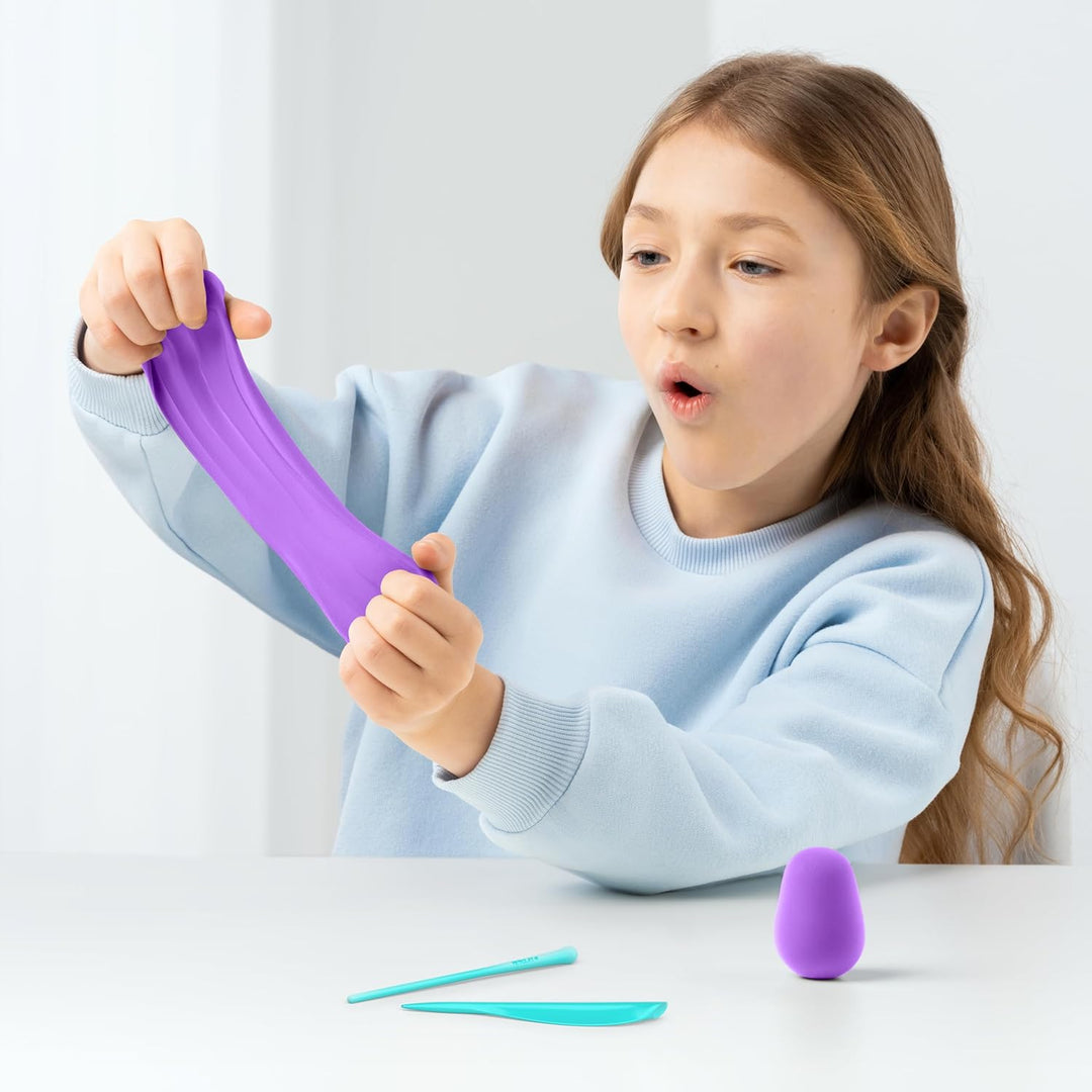 HEY CLAY - 15 Dosen lufttrocknende Knete für Kinder ab 3 Jahren - Kreatives Bastelset - Modelliermas