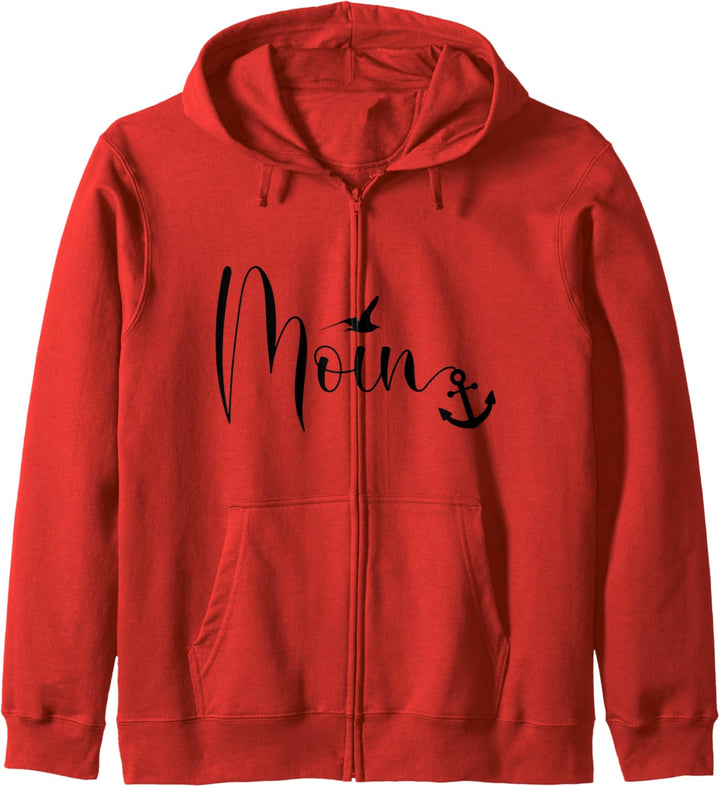 Anker Möwenplatte "Moin" Ostfriesische Nordsee Kapuzenjacke