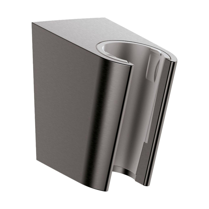 hansgrohe Duschkopfhalterung Porter S, Brausehalter, Brushed Black Chrome, Brushed Black Chrome