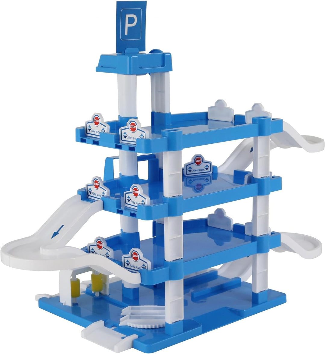 Wader Quality Toys 46086 Parkgarage 4 Ebenen ARAL