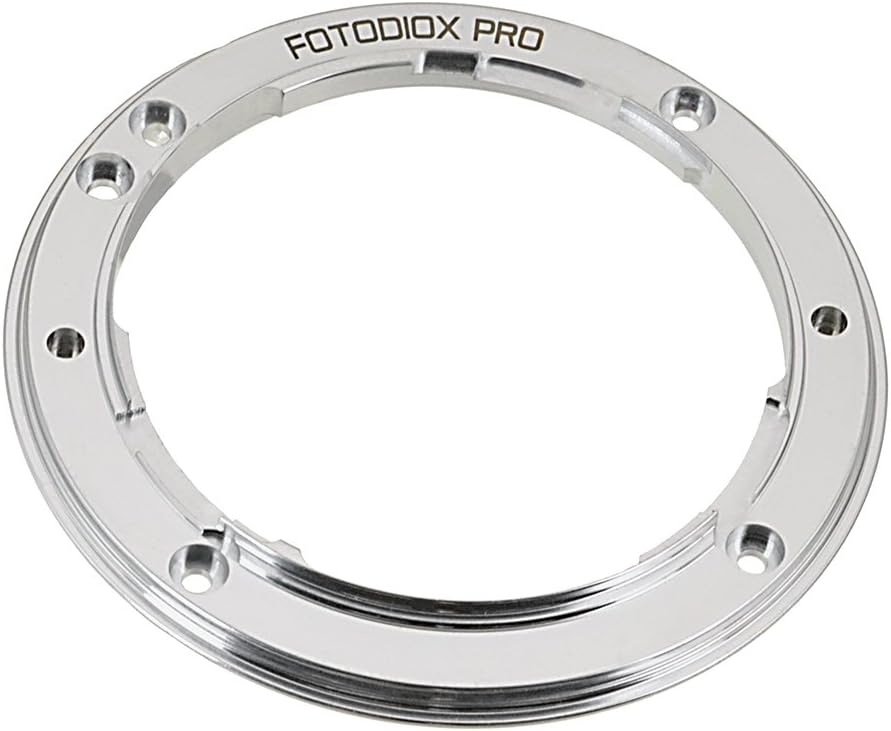 Fotodiox Pro Tough E-Mount - Silver - Light Tight Replacement Lens Mount for Sony E-Mount Cameras