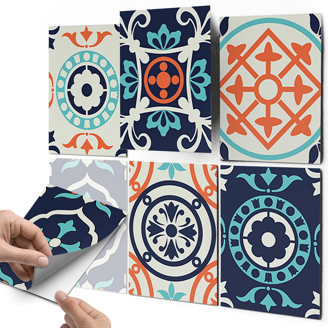 CREATISTO Mosaik-Fliesen Fliesensticker Fliesenfolie - Klebe Folie für Wandfliesen I Stickerfliesen