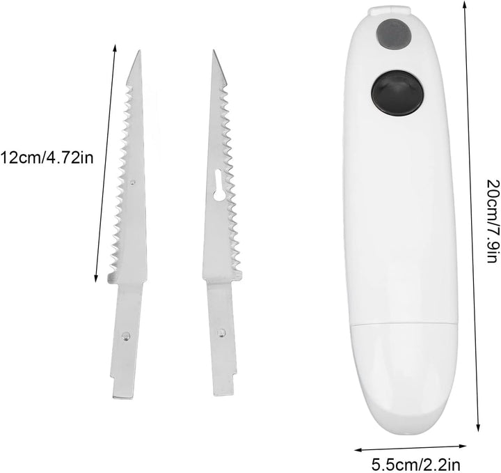 Elektrisches Messer Kabellos, Elektromesser für Fleisch Filetmesser Edelstahl Steakmesser Tranchierm