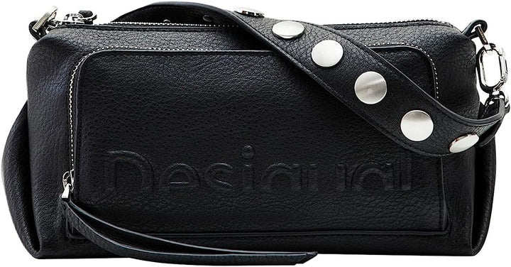 Desigual Damen BOLS_Half Logo Urus Schwarz, Schwarz