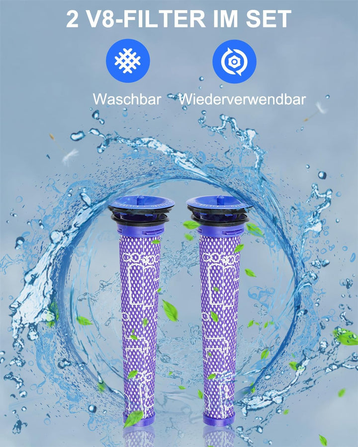 Neue Waitley 6000mAh Ersatzakku für Dyson V8 Akku Für Dyson SV10 V8 Absolute Animal Motorhead Fluffy