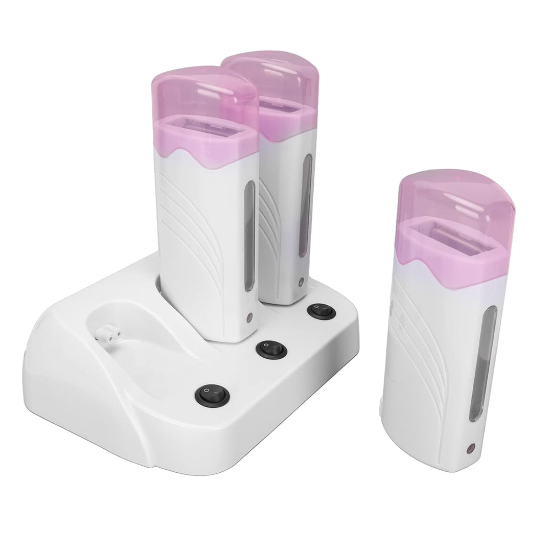 Wax Heater mit Drei Walzen, 40 W – Haarentfernungsset FüR SchöNheitssalons