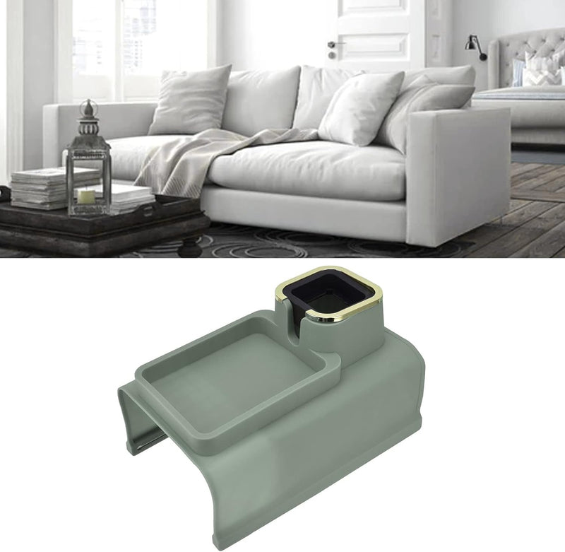 Couch Arm Cup Holder Sofa Arm Cup Tray Silikonkörper mit 4 Unteren Eisenrohren für Wohnzimmer Balkon