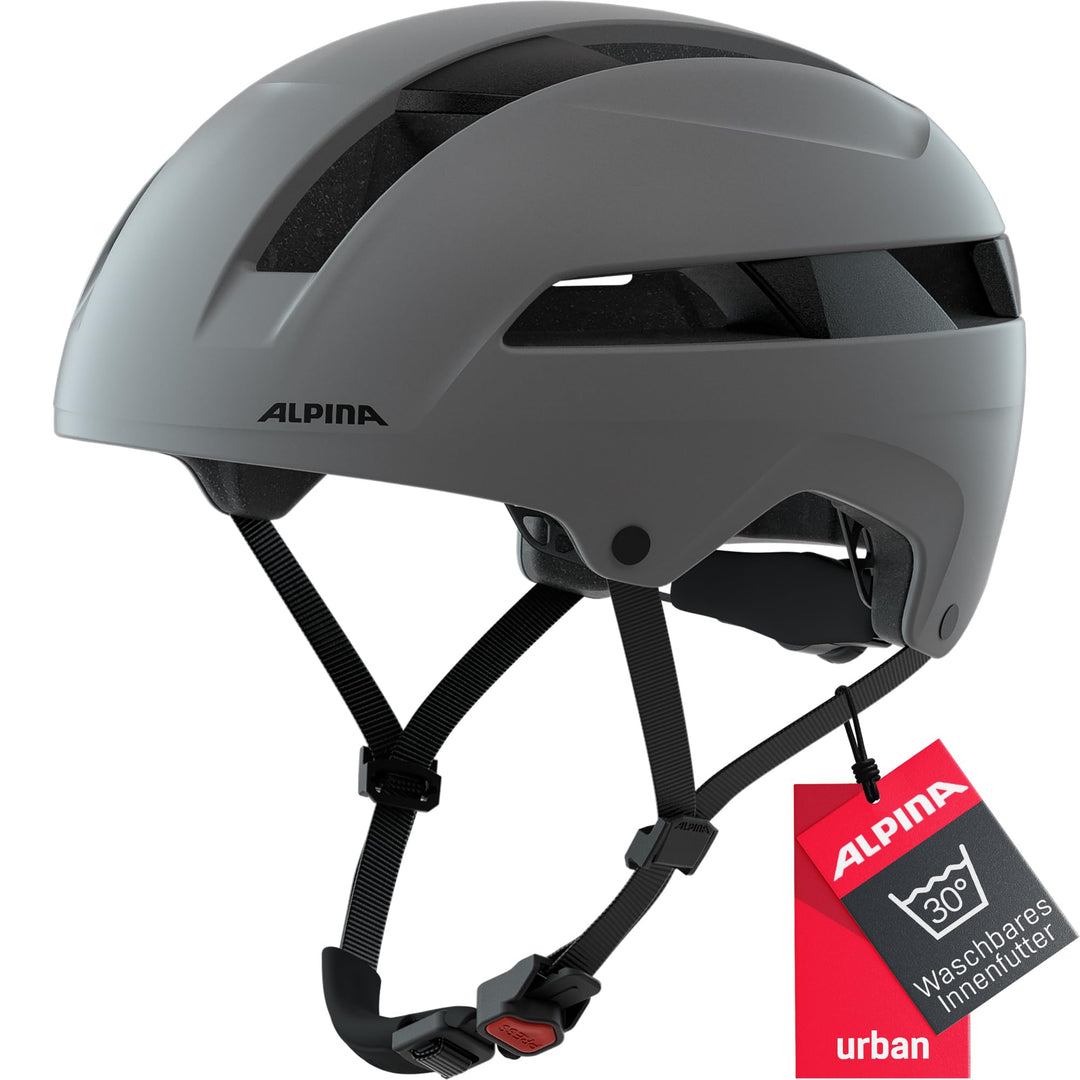 ALPINA SOHO - Extrem Robuster, Leichter &amp; Individuell Anpassbarer Urban Fahrradhelm Für Erwachsene c
