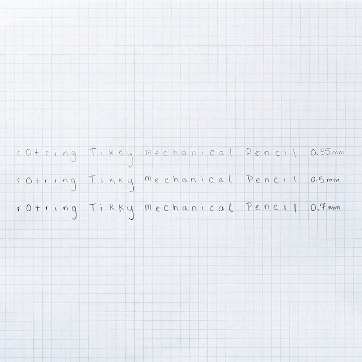 rOtring Tikky-Druckbleistift, farblich gekennzeichnet, 1 mm, schwarzer Schaft, 12er-Box 12er-Box HB