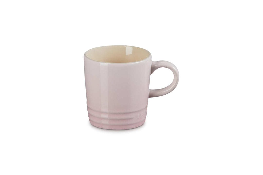 LE CREUSET Espressotasse aus Steinzeug, 100 ml, Shell Pink, 70305107770099 Citrus 100 ml Espressotas