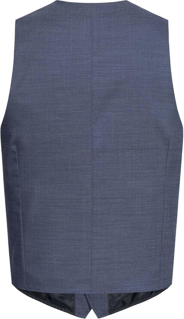 GREIFF Grösse 50 Corporate Wear Modern with 37.5 Herren Weste Regular Fit Schwarz Pinpoint Modell 16