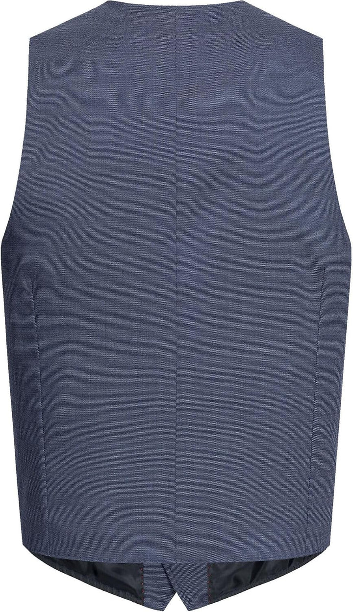 GREIFF Modern WITH 37.5 Herren Weste Regular 48 Mittelblau PINPOINT, 48 Mittelblau PINPOINT