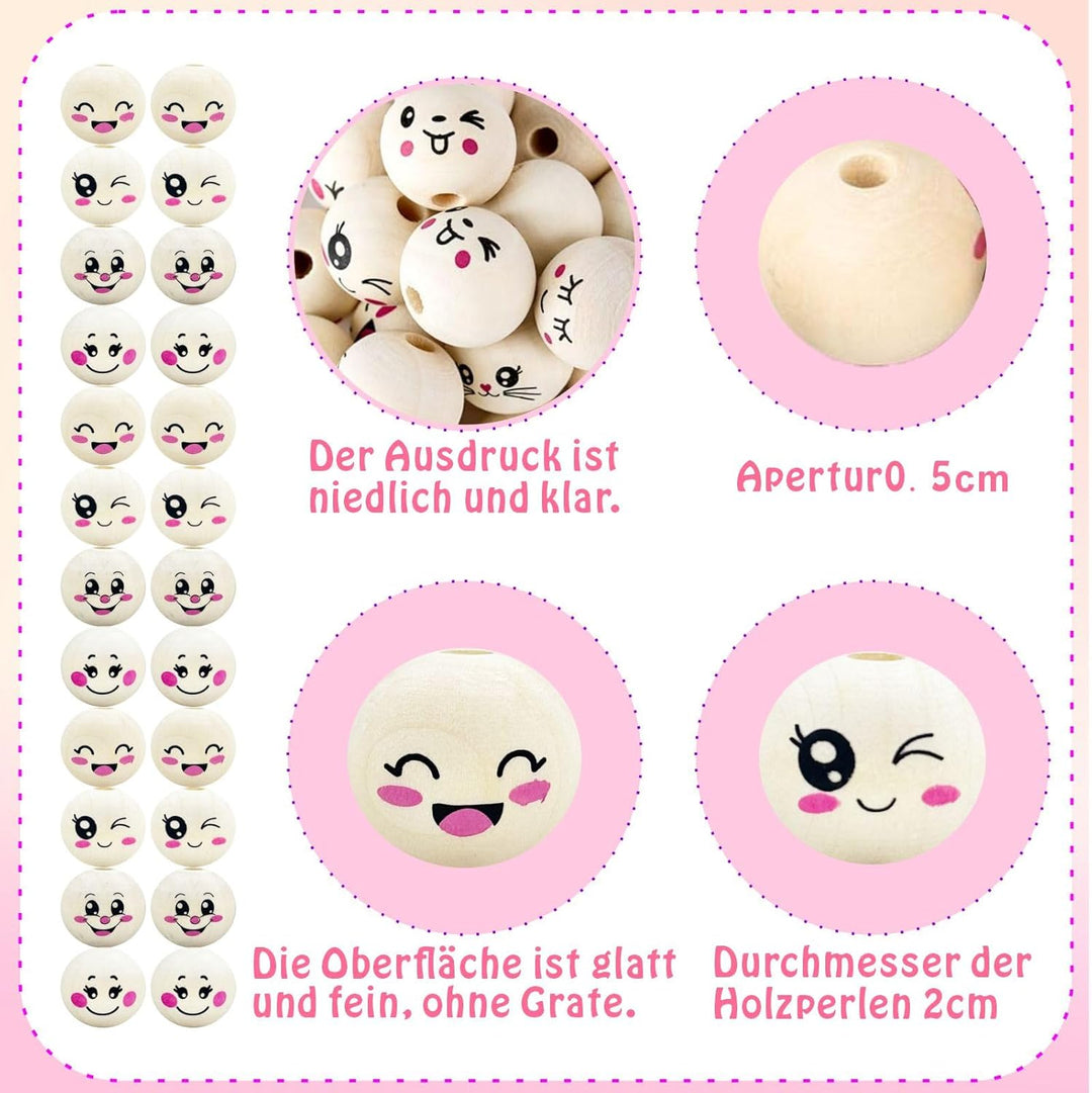 mellystore Sorgenwürmchen Häkelset,Glückswürmchen Häkel Set mit 6x25g Häkelgarn und Häkelnadel,Sorge