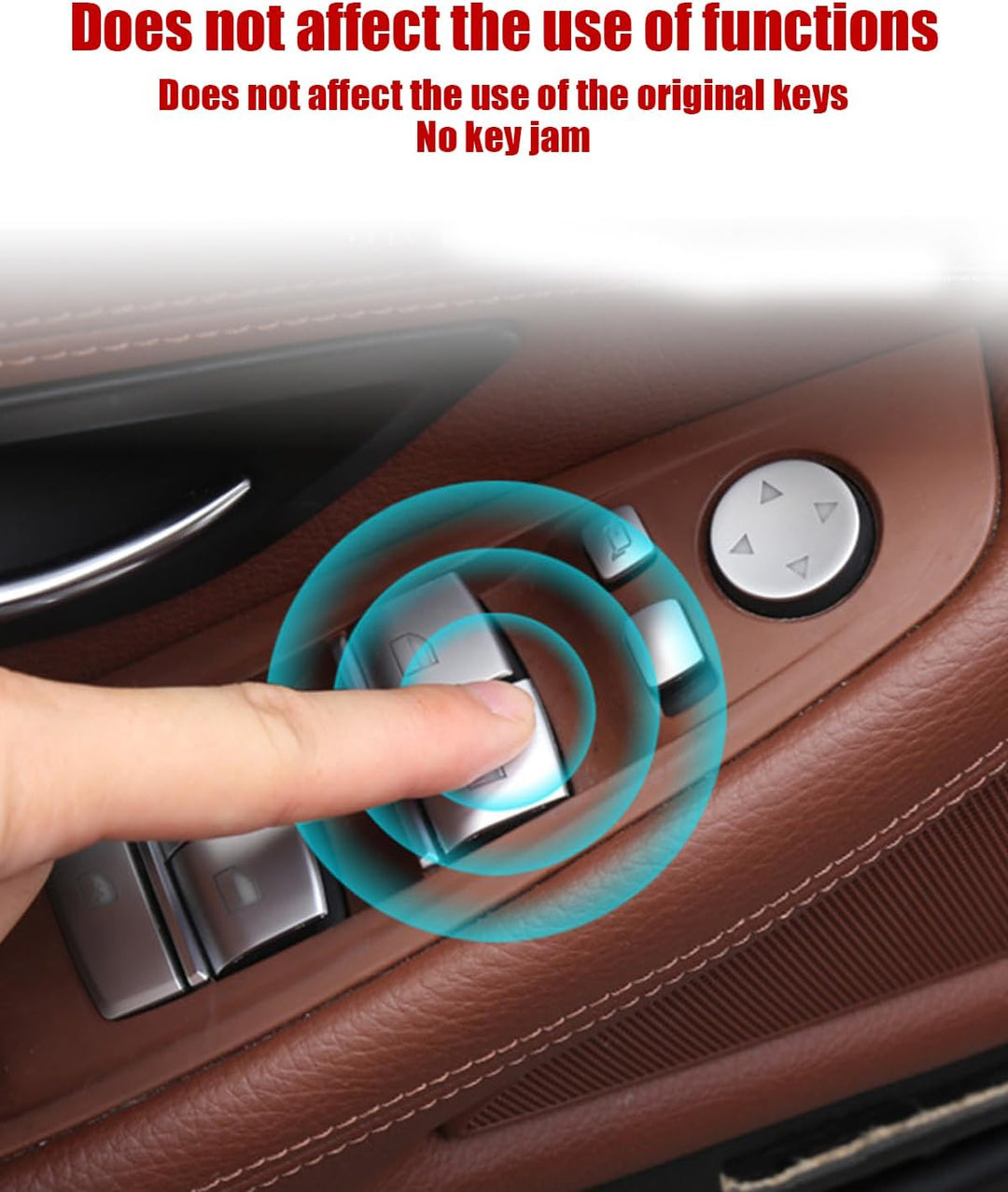 TZYSZDB Autotürgriff 7er Set f10 Türgriff für BMW 5er Türseitengriff BMW 520 523 525 528 530 535 Fen