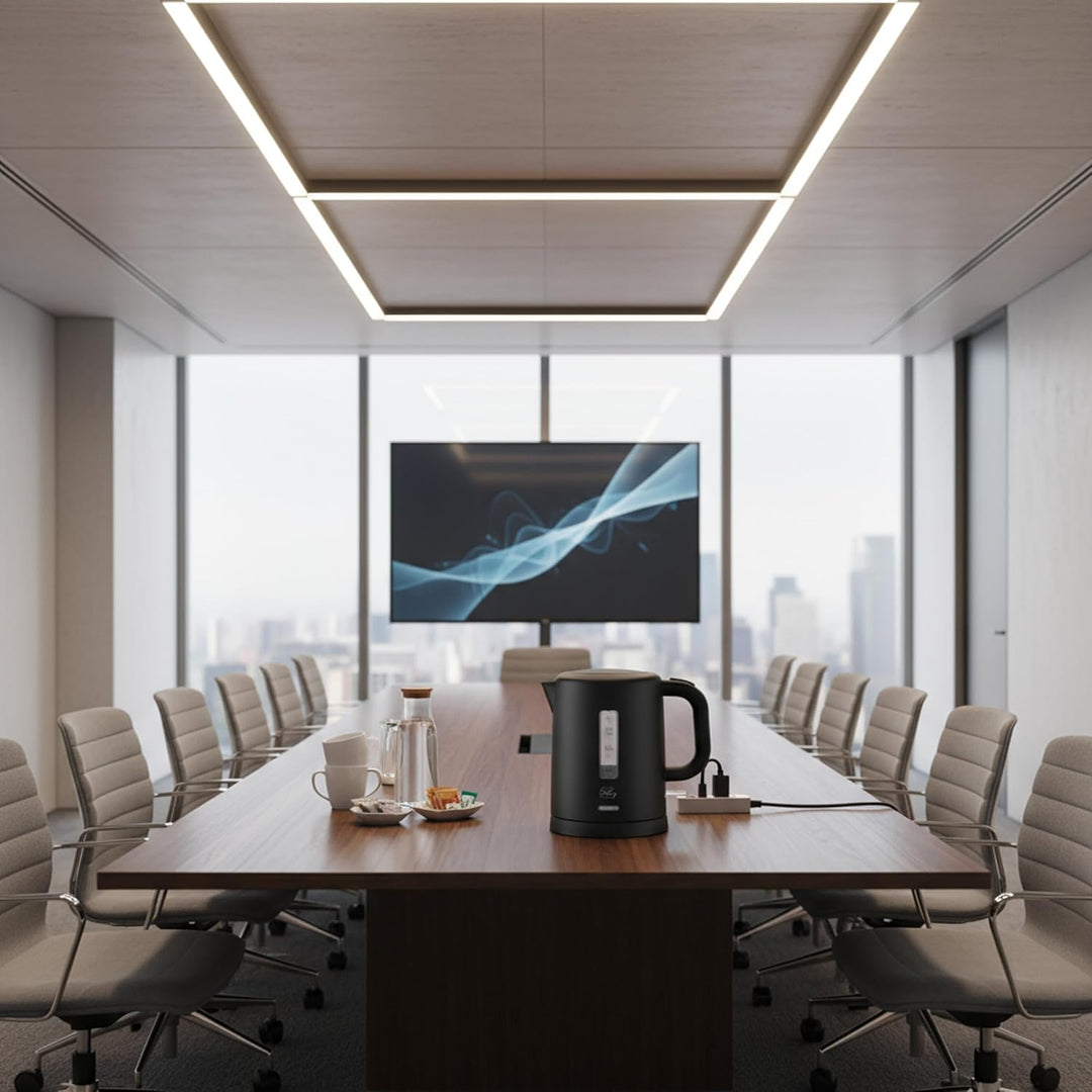 Sieberg Wasserkocher Klein 1 Liter - Kompakt & Leicht Reisewasserkocher 1100 Watt, kleiner für Campi