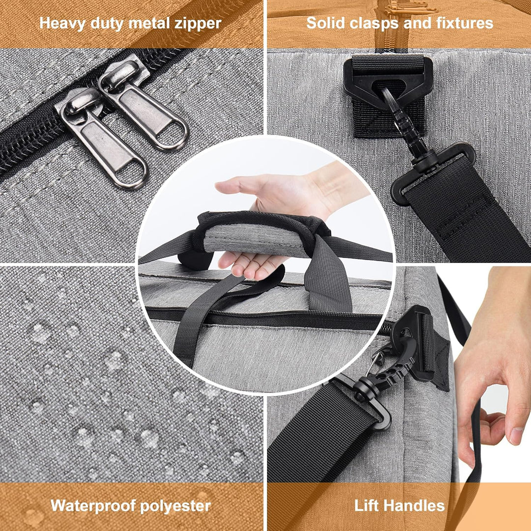 Upeelife Reisetasche, Reisetasche Gross Faltbar, Leichte Sporttasche Weekender Wasserdicht Reisetasc