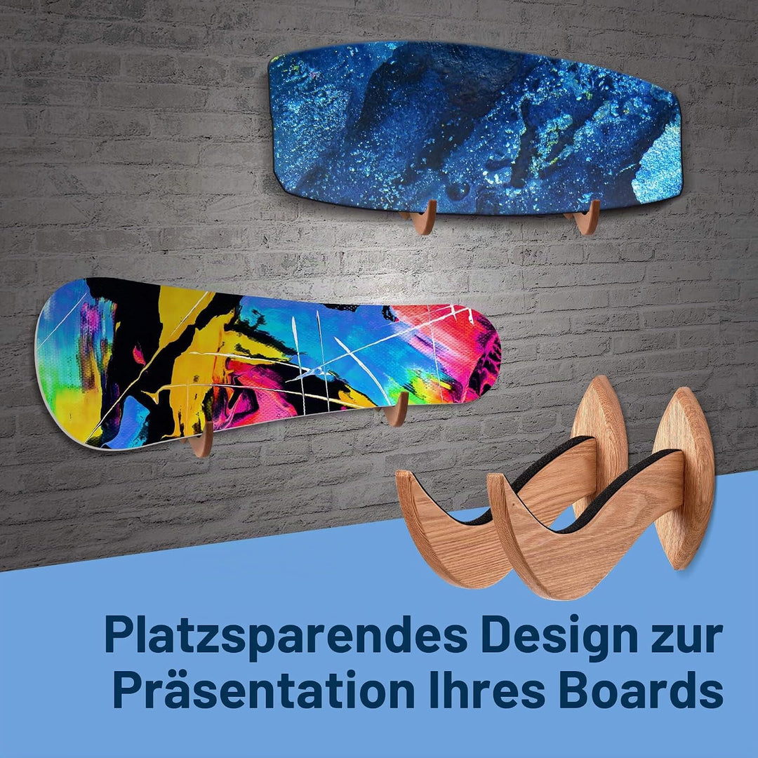 Hang 11 Surfboard Wandhalterung,Rack für Surfboard, Snowboard, Longboard, Skateboard, Wakeboard, der