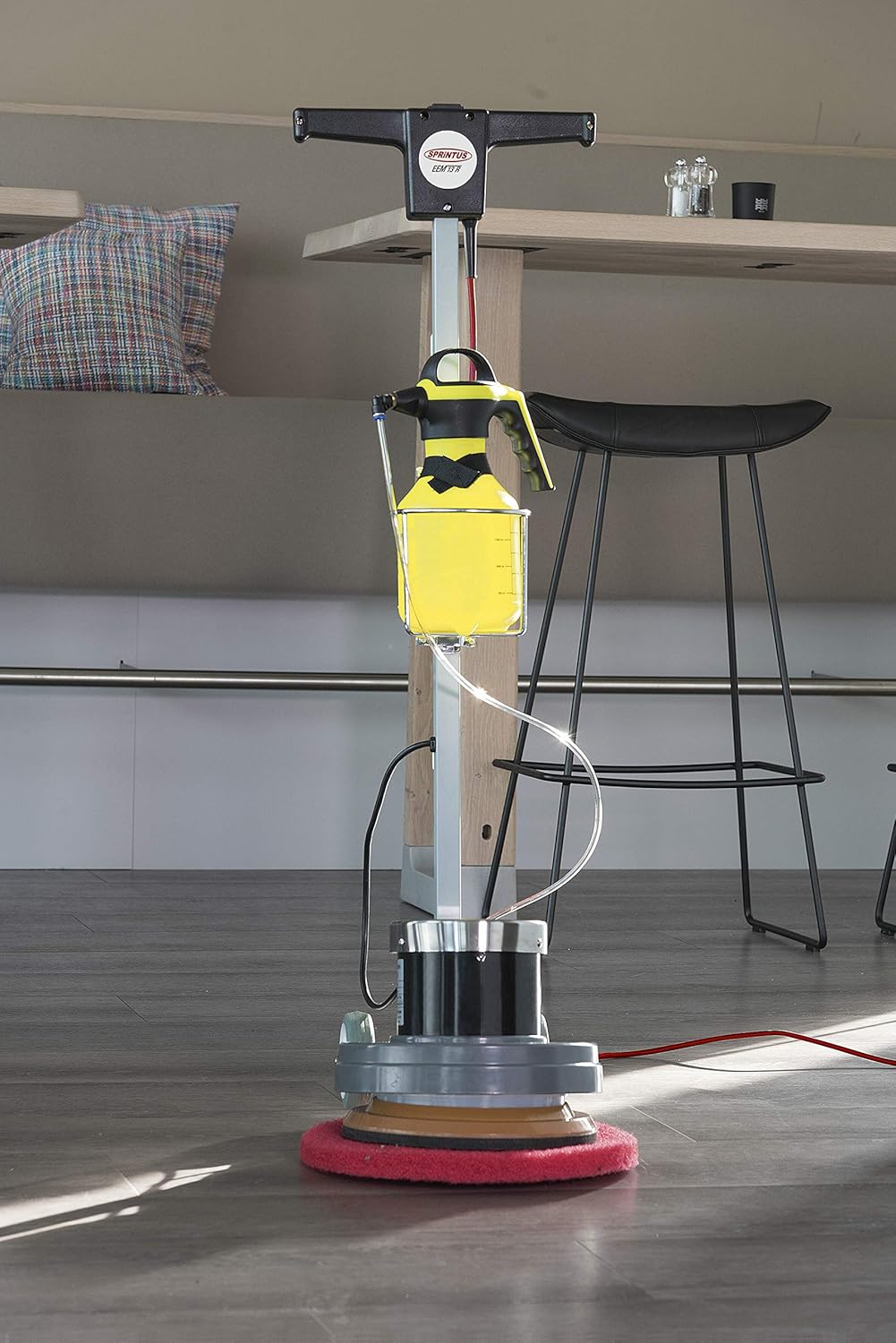 Sprintus EEM 13 R mit Pumpentank Einscheibenmaschine Poliermaschine Putzmaschine Reinigungsmaschine
