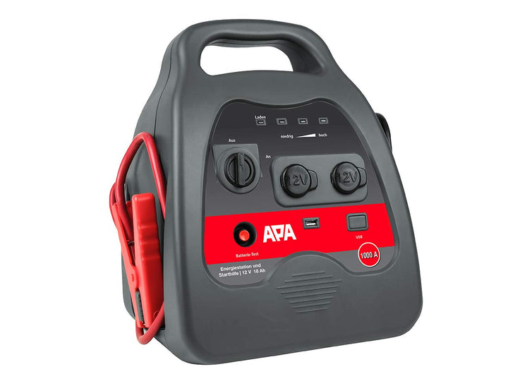 APA 16644 Starthilfe Power Pack Bully SMART, Polzangen isoliert, 12V/1000 A Starthilfe 1000 A, Start