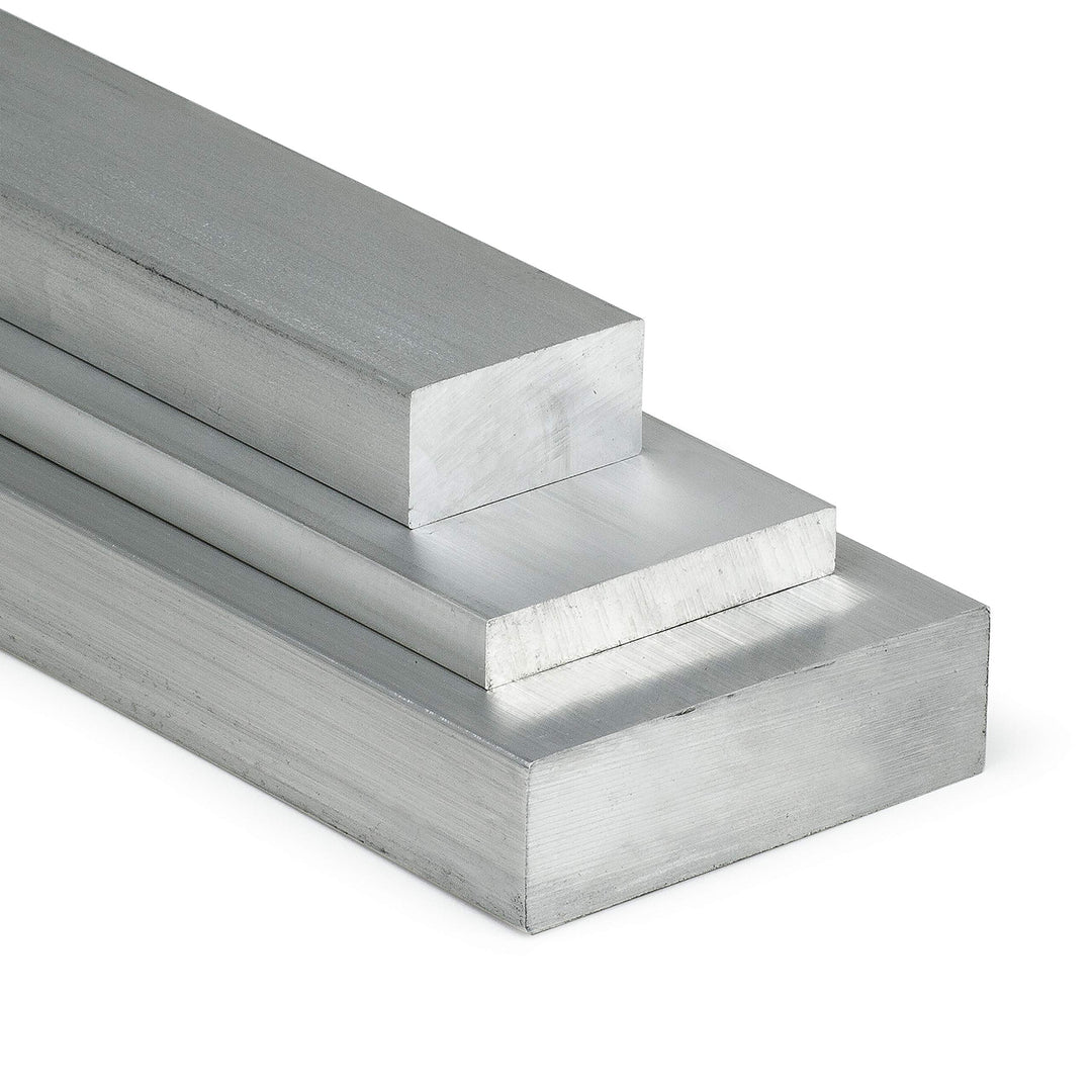 Aluminium Flach 60x20mm - Länge = 450mm (45cm) Flachstange zum Drehen, Fräsen, Bohren, Sägen L: 450