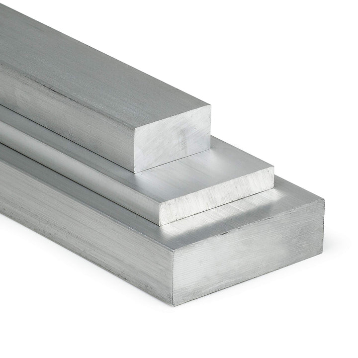 Aluminium Flach 50x12mm - Länge = 1300mm (130cm) Flachstange zum Drehen, Fräsen, Bohren, Sägen L: 13