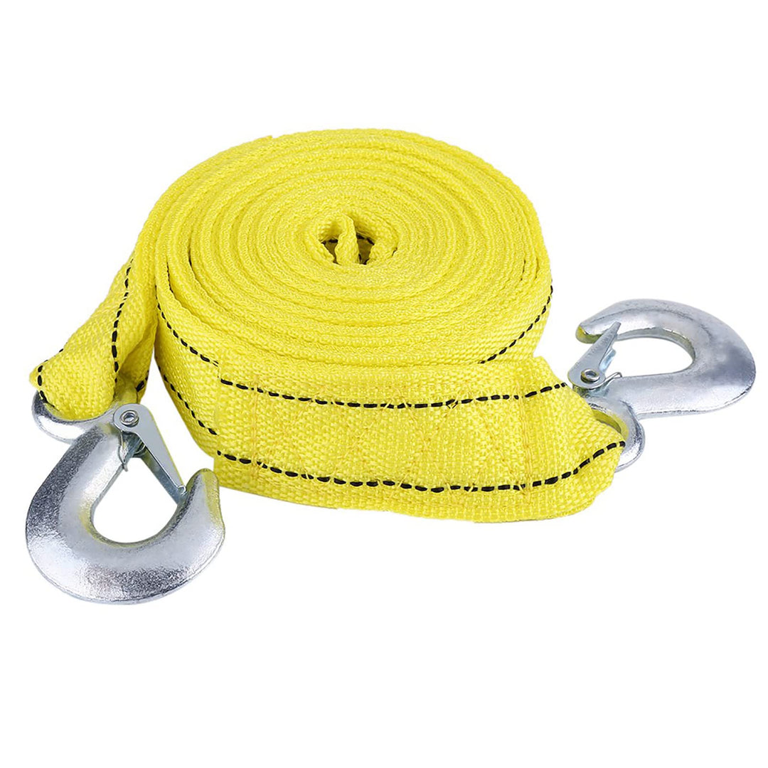 Abschleppgurt, 4 Meter Last 5 Tonnen Autoanhänger Abschleppseilgurt Abschleppkabel mit Haken Einsatz