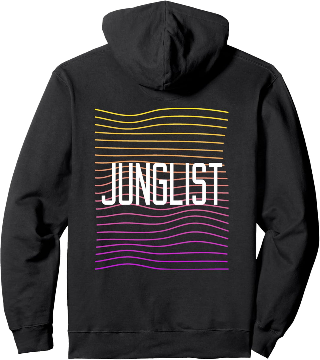 Junglist DnB Music Liquid Junglist EDM Trommel Und Bass Pullover Hoodie