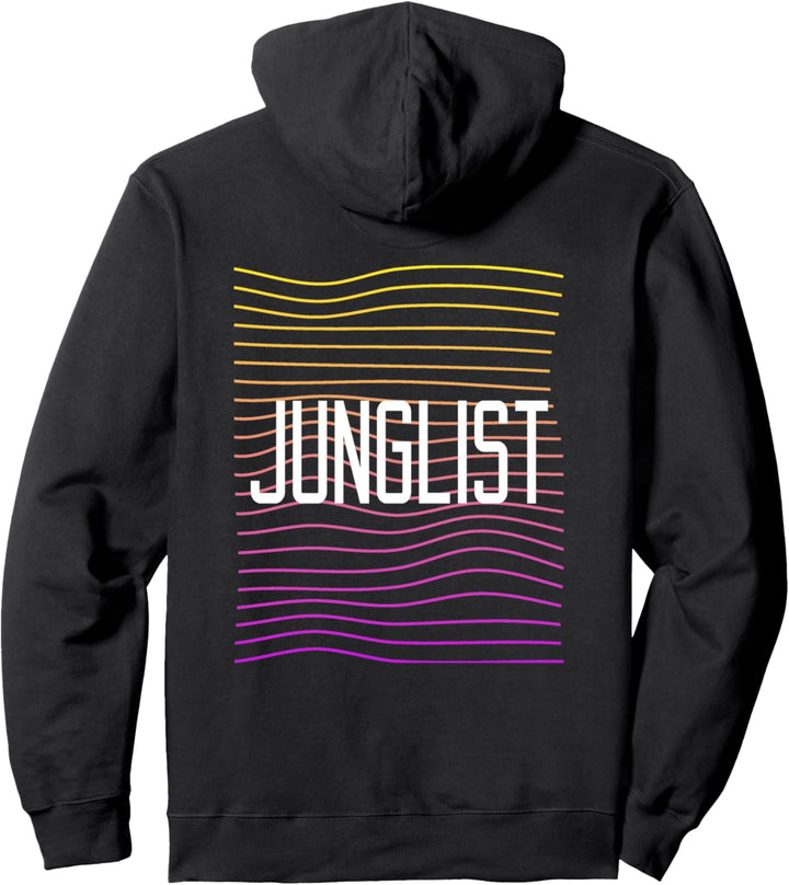 Junglist DnB Music Liquid Junglist EDM Trommel Und Bass Pullover Hoodie