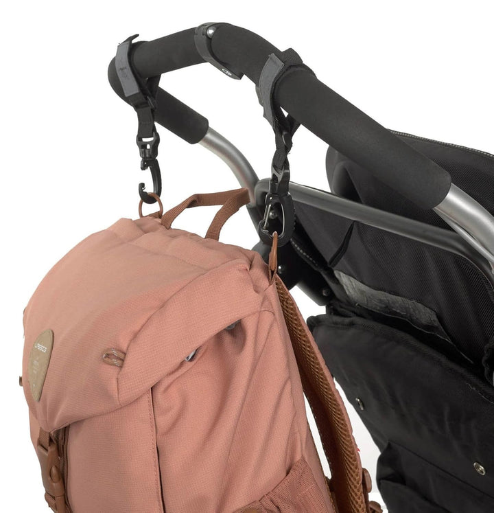 LÄSSIG Baby Wickelrucksack mit Wickelunterlage, Kinderwagenbefestigung, Flaschenwärmer wasserabweise