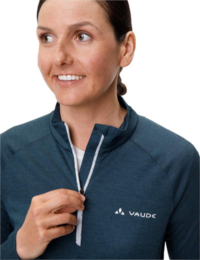 VAUDE Women's Larice Light Shirt II - Langarmshirt Damen - Funktionsshirt Damen S Dark