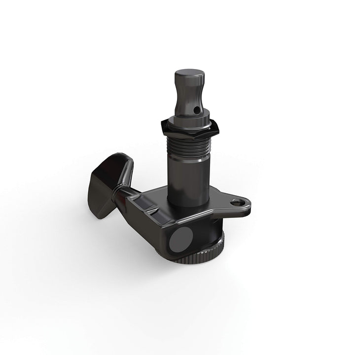 Planet Waves PWAT-6R2 6 (In-Line) Auto-Trim Tuning Machines, Black Finish Schwarz, Schwarz