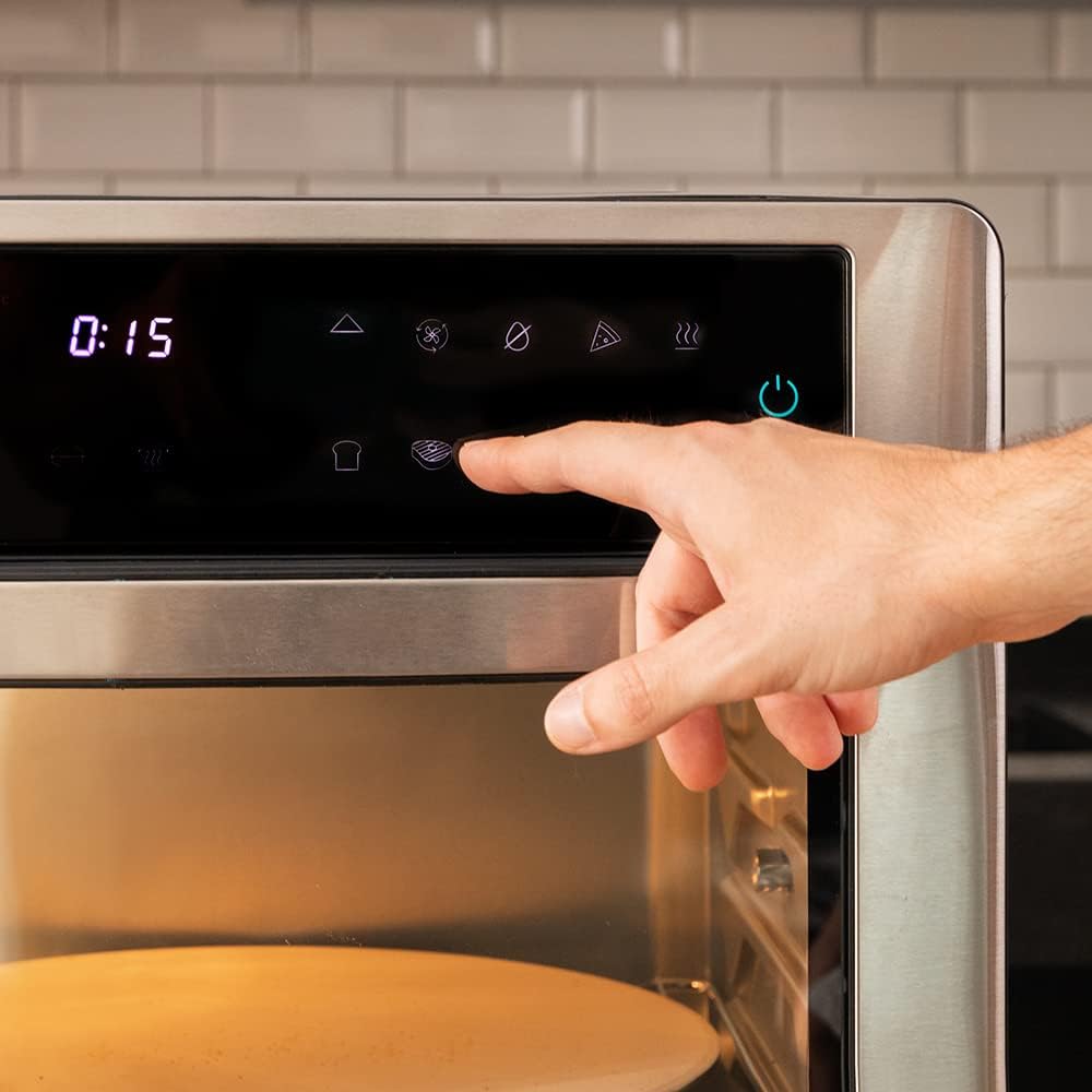 Cecotec Bake&Fry Touch Heissluftfritteuse. 14-25-30 Liter, Konvektion, Touchscreen (25 Liter, Stahl)