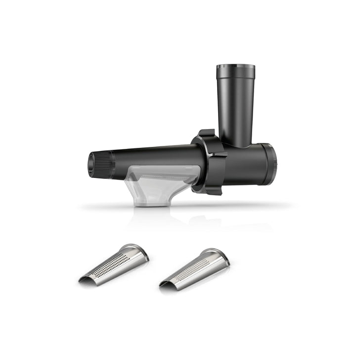 Bosch Zubehör Saftpresse für Fleischwolf Serie 4 und Serie 6, 4 Trommeln zum Raspeln, feinen Reiben,