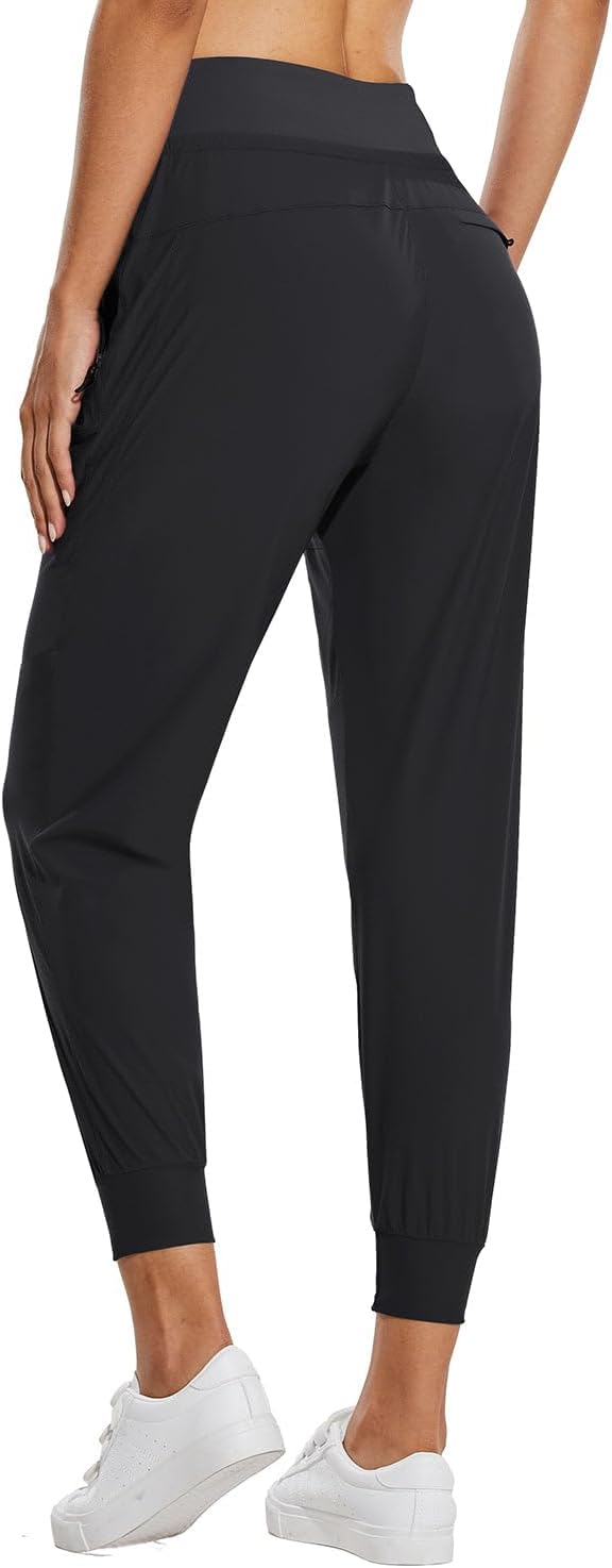 baleaf Damen Cargo Jogginghose Leichte Wanderhose Atmungskativ Schnelltrocknend Workout Lounge Casua