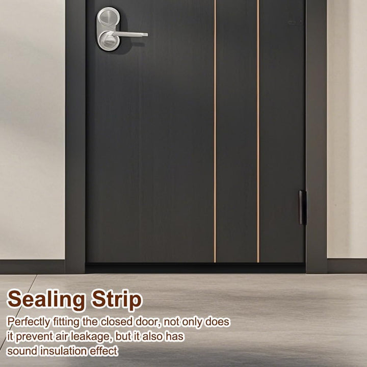 Dichtung Zimmertür Türdichtung 10M Schwarz, Gummi-Dichtprofil mit 4mm Nutbreite, 7mm Nuttiefe und 12