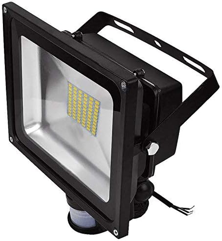 50W LED SMD Strahler Fluter Aussen Flutlicht Strahler mit PIR Bewegungsmelder Fluter Wasserdicht IP6