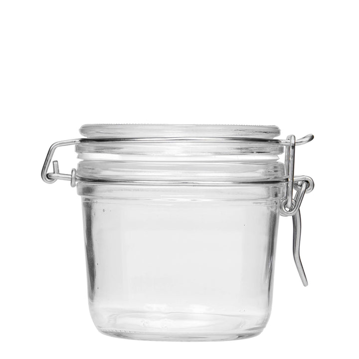 Bormioli Fido Gläser mit Bügelverschluss 12 teilig | Füllmenge 350 ml | Luftdichte Konservierung dur