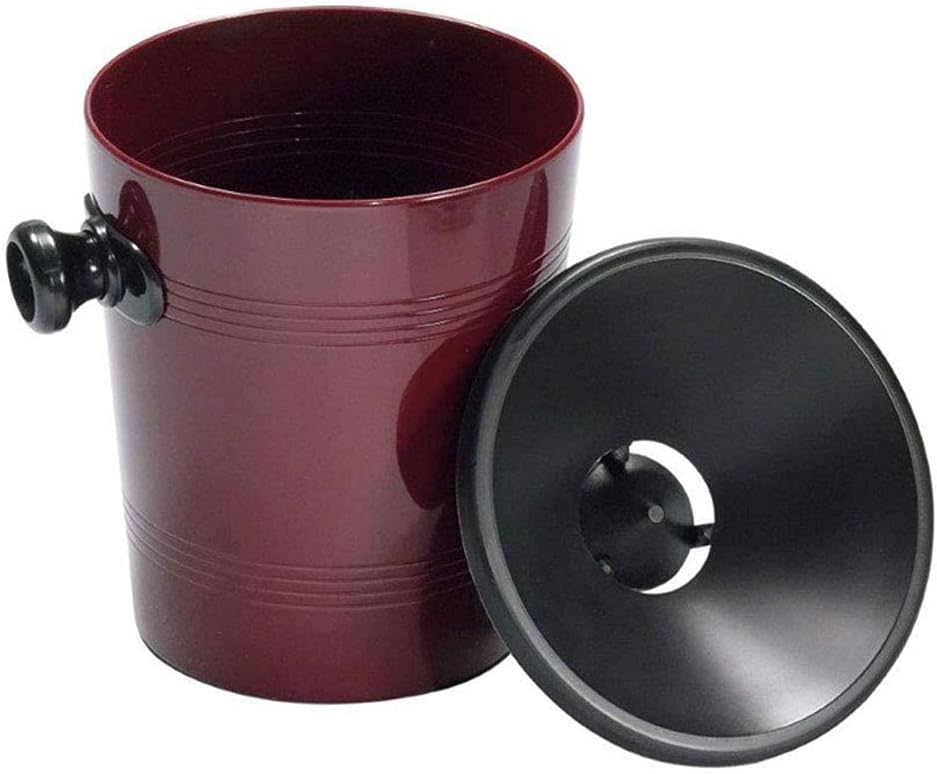 Spucknapf, individuell, 1 Liter, Bordeauxrot
