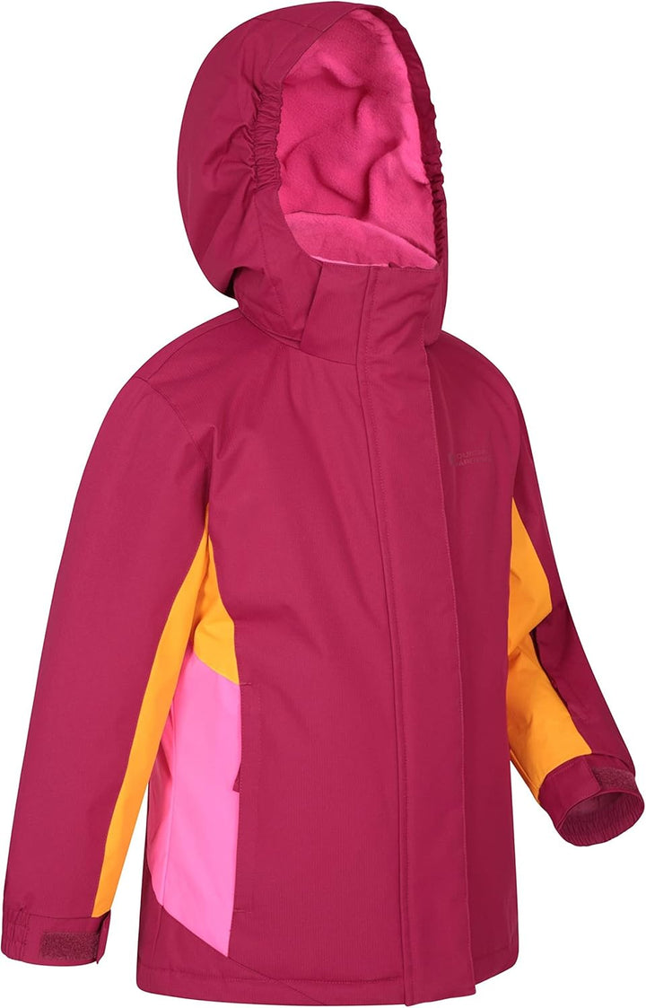 Mountain Warehouse Honey Skijacke für Kinder - Schneedicht, Kinderjacke mit Fleecefutter, Schneerock