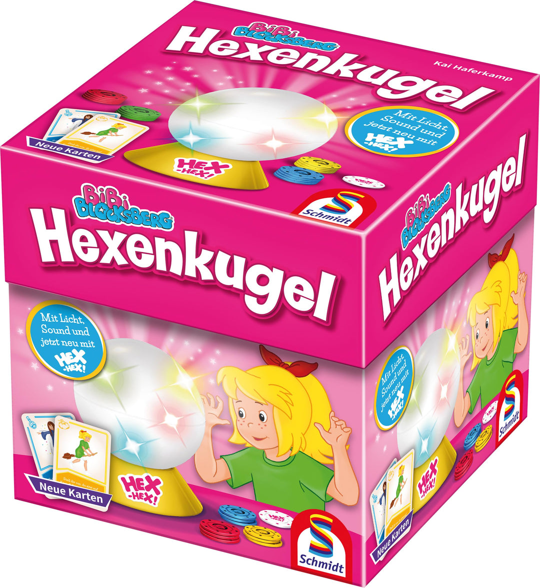 Schmidt Spiele 40458 Bibi Blocksberg Hexenkugel, Kinderspiel Single, Single