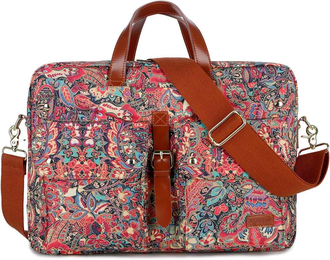 Baosha Frauen Laptoptasche 17 Zoll Aktentasche Damen Schultertaschen Arbeitstasche Businesstasche Mu