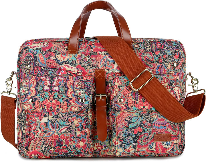 Baosha Frauen Laptoptasche 17 Zoll Aktentasche Damen Schultertaschen Arbeitstasche Businesstasche Mu