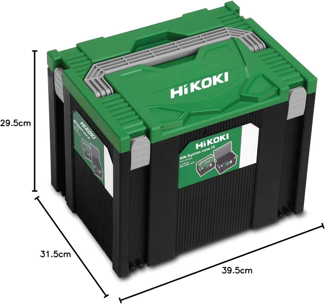 Hikoki 402541 Transportkoffer HSC 295x395x315 mm, Kunststoff, Grün Schwarz, 295x395x315