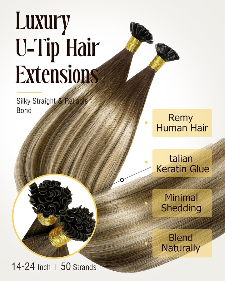 Hetto Bondings Echthaar Extensions Remy Bondings Extensions Echthaar Balayage Keratin Bonding Extens